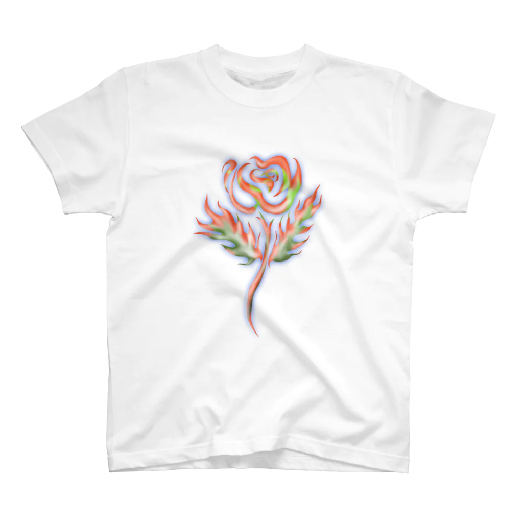 idaengywebの薔薇バラ スタンダードTシャツ