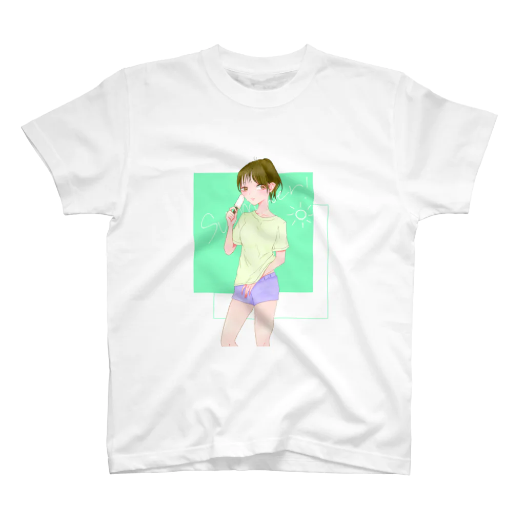 あげしゃのいろいろ屋のアイスwith女の子 スタンダードTシャツ