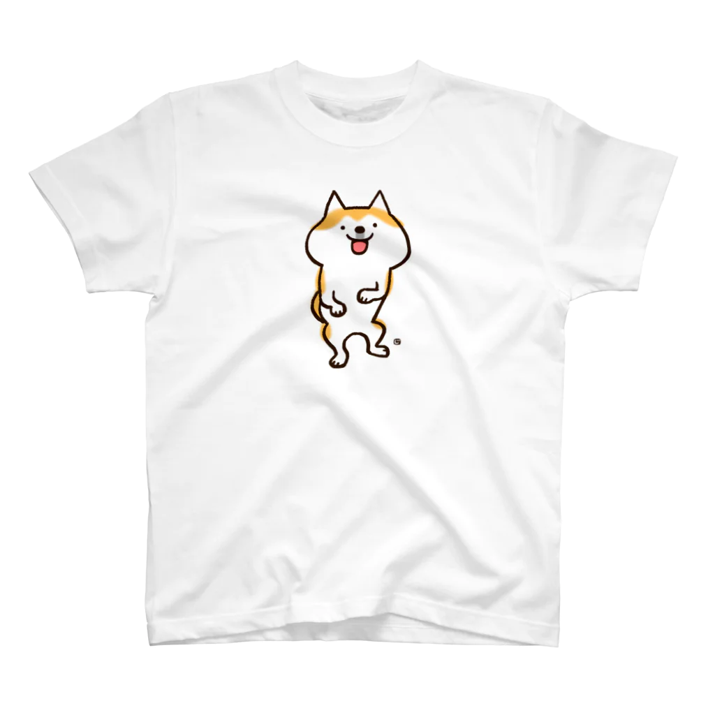 中原じゅん子グッズ店のわくわく柴ちん Regular Fit T-Shirt