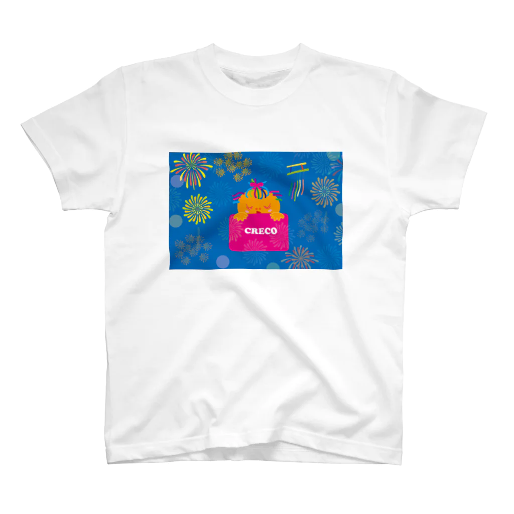 ジルトチッチのデザインボックスのクレコちゃんの花火の夜の夢 スタンダードTシャツ