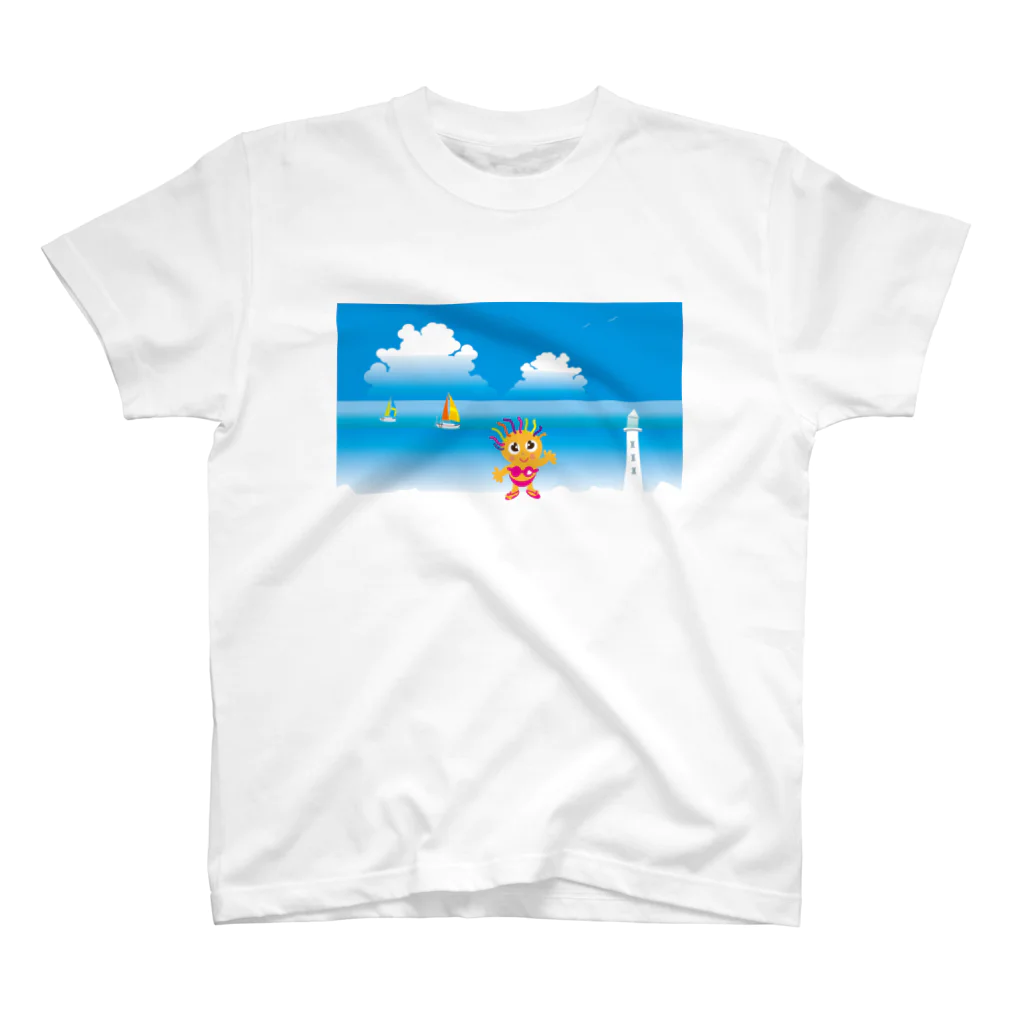 ジルトチッチのデザインボックスのクレコちゃんの夏の海 Regular Fit T-Shirt