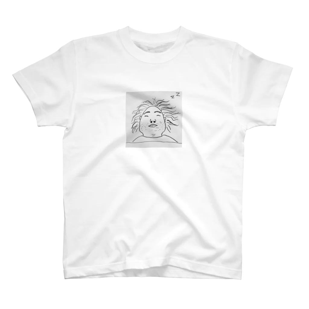 pogushop&のsleeping POG スタンダードTシャツ