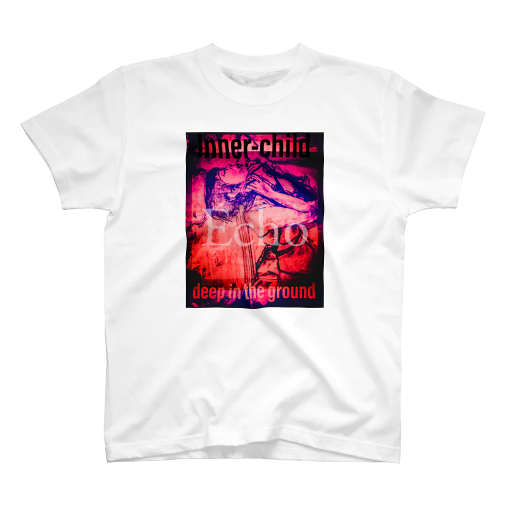 P's Inner-childのdeep in the ground/ECHO Regular Fit T-Shirt