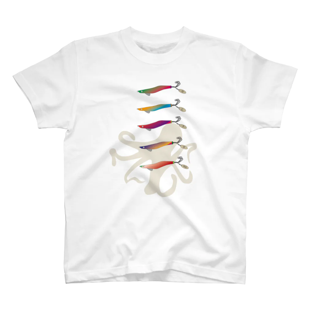 RITSUの前面タコエギTシャツ Regular Fit T-Shirt