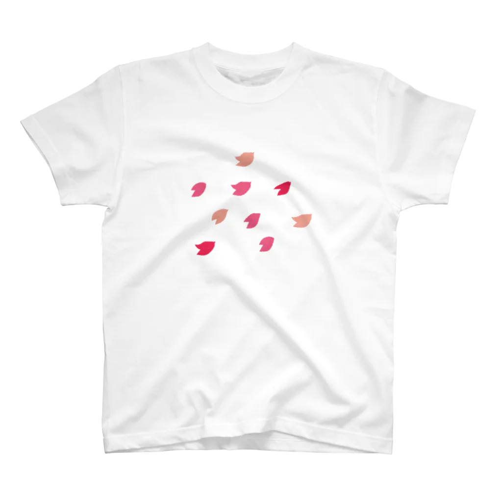 ruru123の桜と鳥 Regular Fit T-Shirt