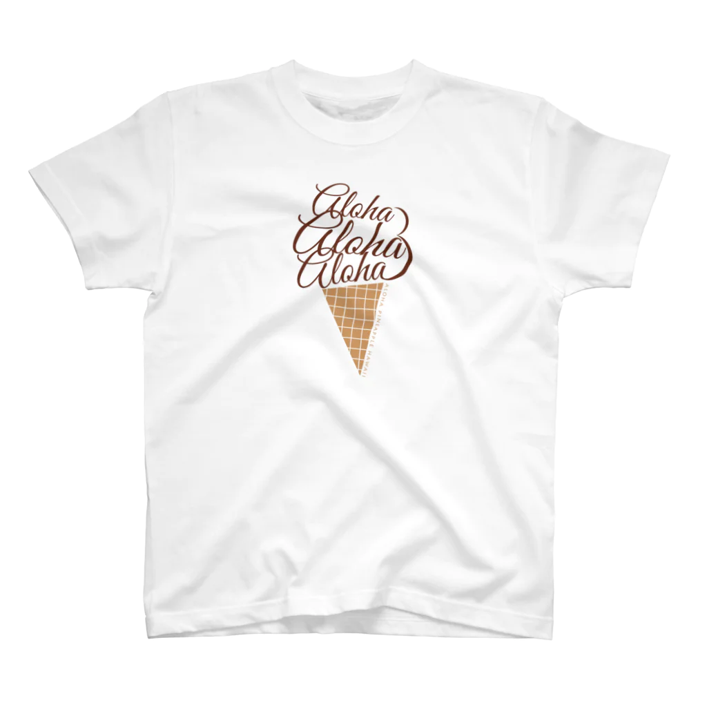 aloha_pineapple_hawaiiのチョコレートジェラート aloha 086 Regular Fit T-Shirt