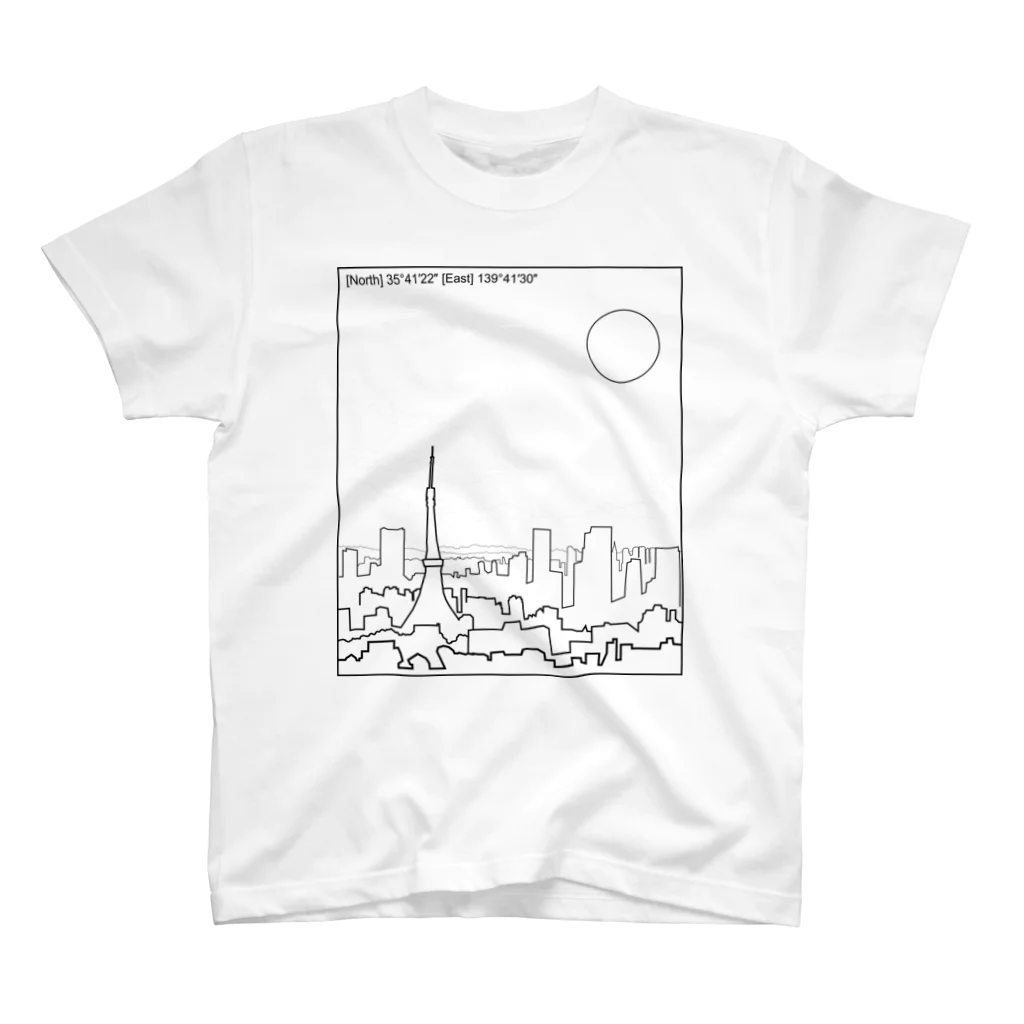 ご当地Tシャツ屋さん⁑HOMETOWN-Tshirtの東京　TOKYO　T スタンダードTシャツ