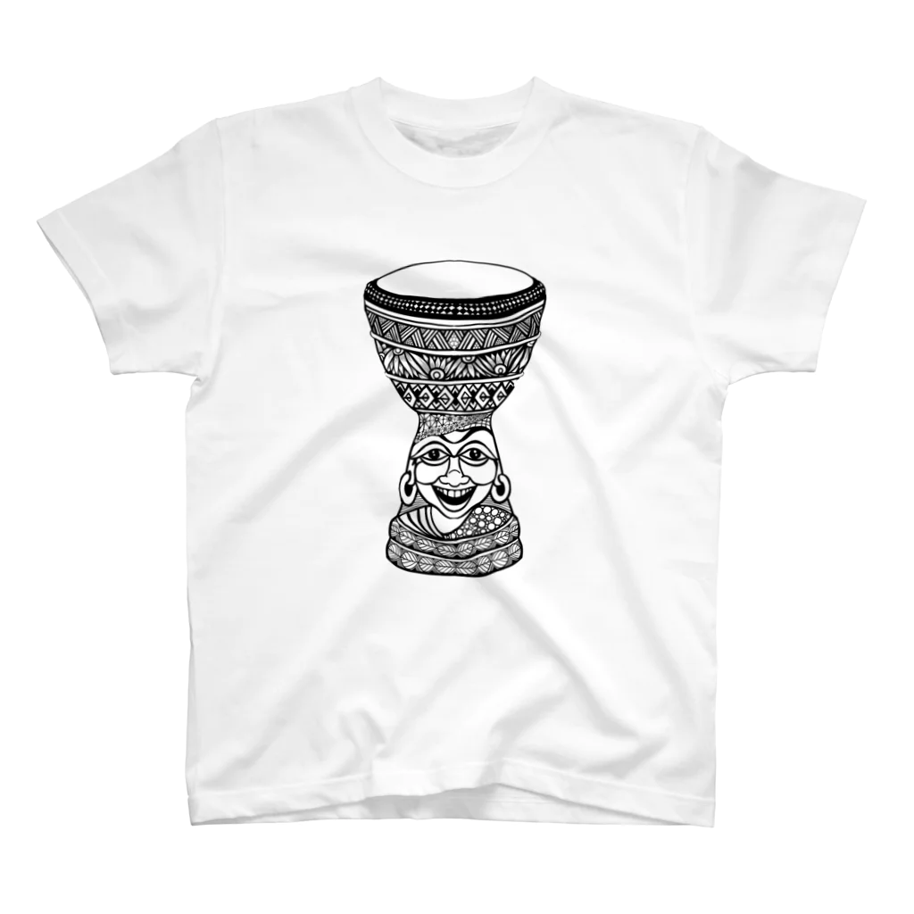 NKOSI AFRICAのジェンベスマイル Regular Fit T-Shirt