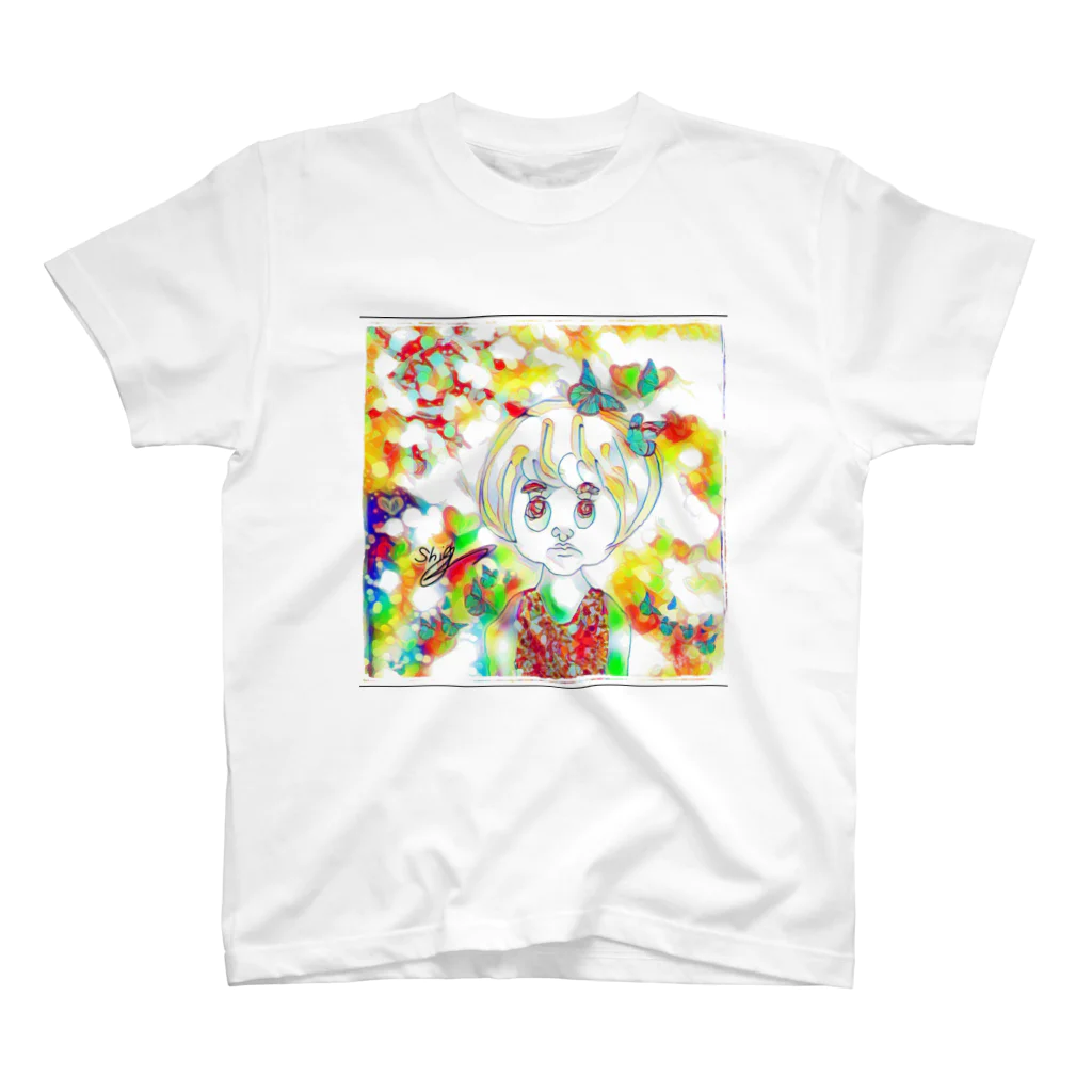 higehiroshigeのhigehiroオリジナルデザイン エモい画Tシャツ スタンダードTシャツ
