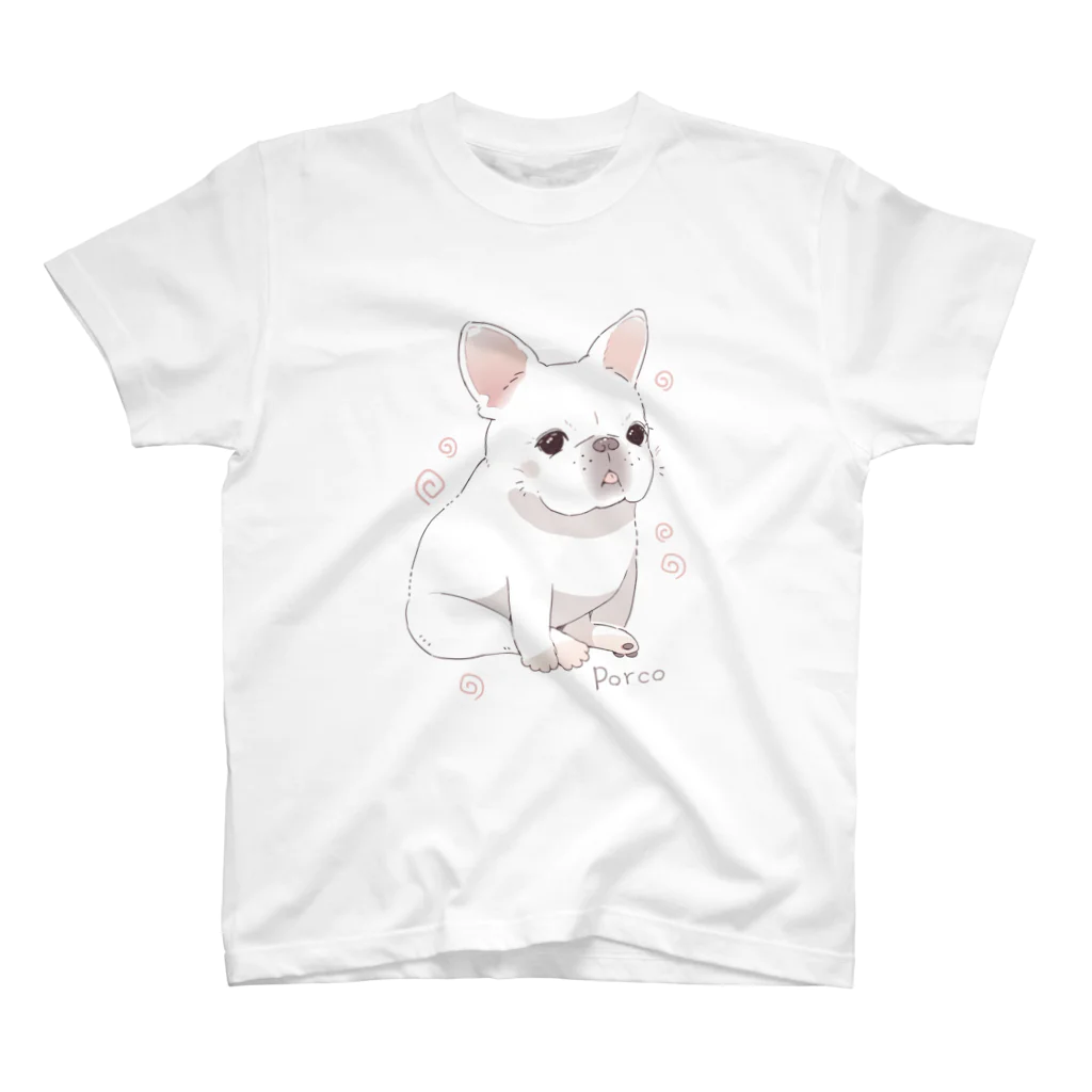 わんだポーの手足足手のフレブルくん スタンダードTシャツ