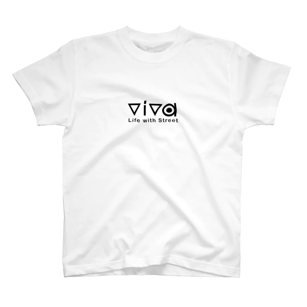 ViVaのViVa LOGO T-shirt center print スタンダードTシャツ