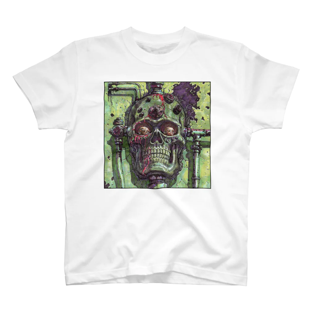 辻秀輝💊HIÐEKI T§UJIのJUNK SKULL スタンダードTシャツ