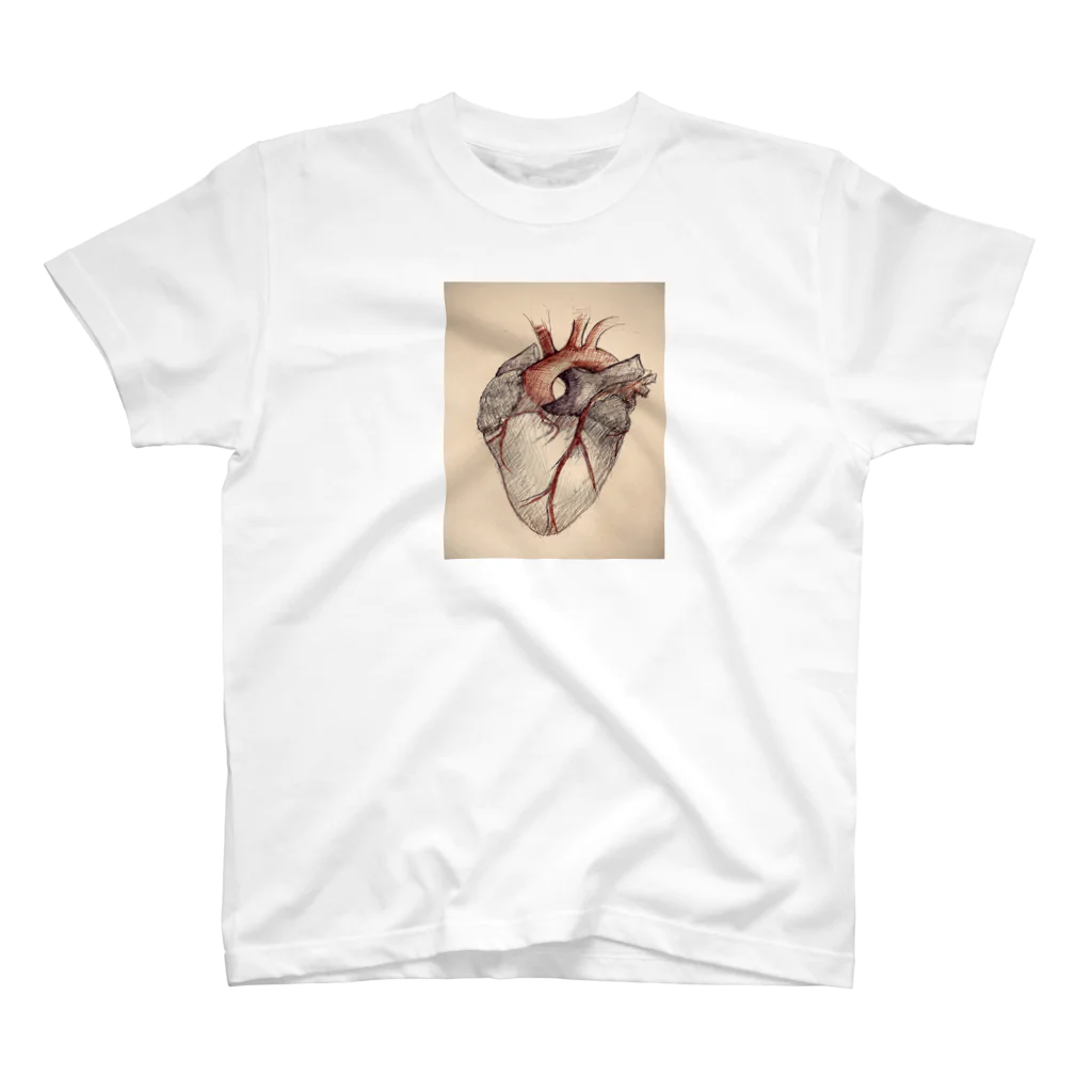 心臓屋さんの心臓Tシャツ Regular Fit T-Shirt