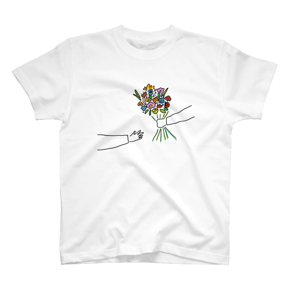 ズッキーニ。のズッキーニと花束 スタンダードTシャツ