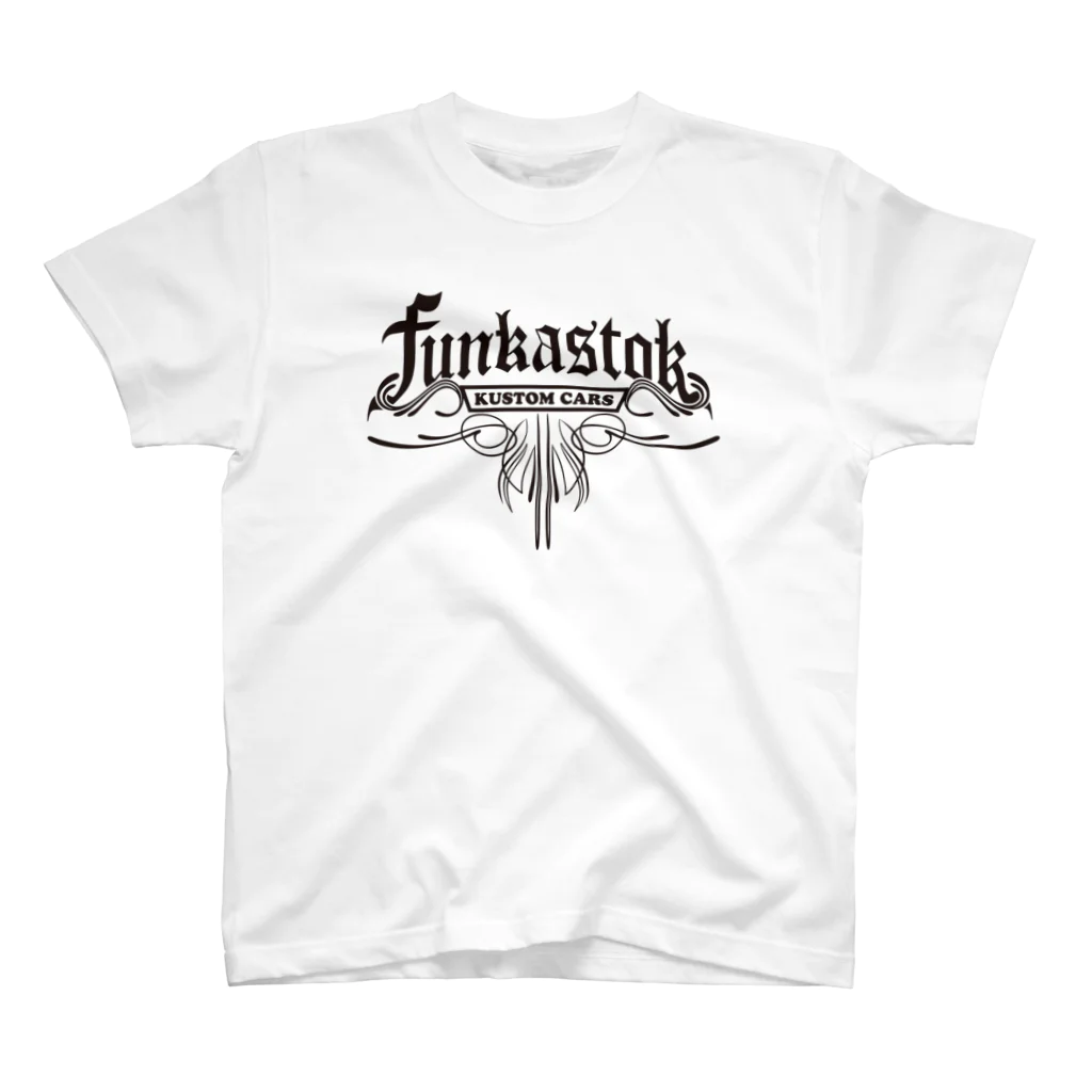 Funkastok'sのFUNKASTOK-Plaque Regular Fit T-Shirt