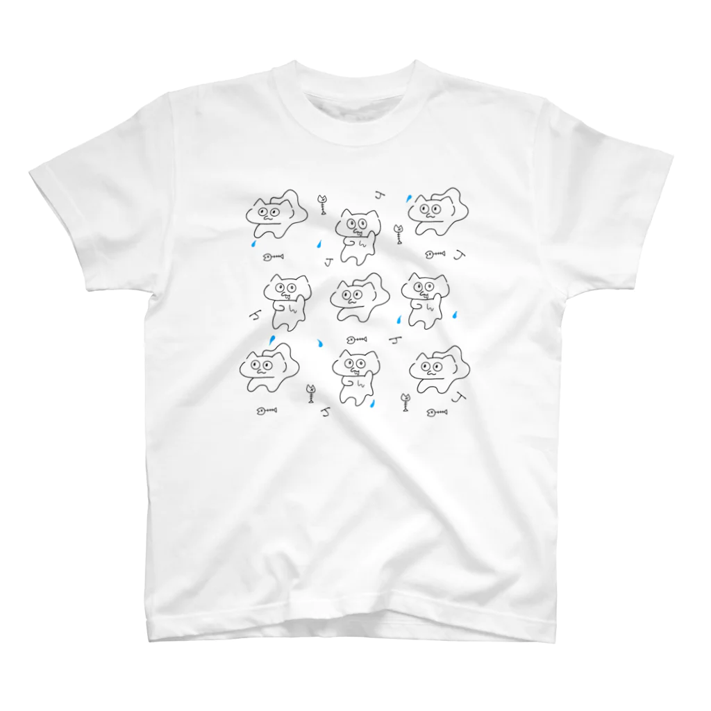 ennuのほねほねじゅるねこ Regular Fit T-Shirt