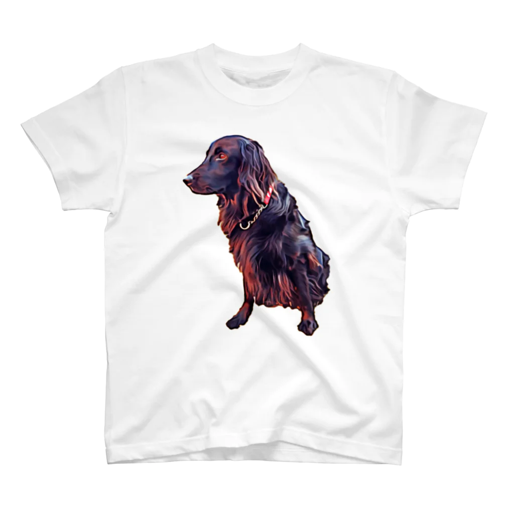 flatcoatedretrieverのflatcoated retriever Regular Fit T-Shirt