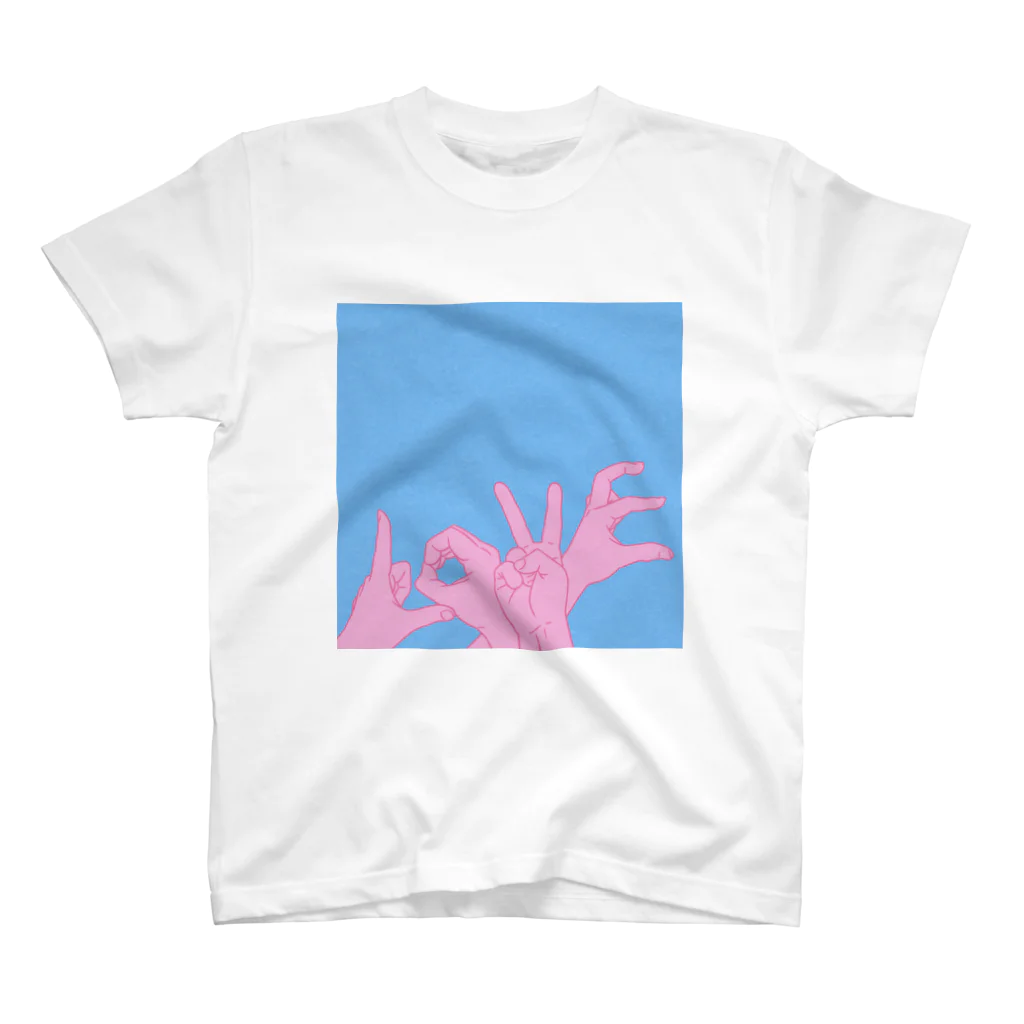 tsukumiiiiのLOVEサイン Regular Fit T-Shirt