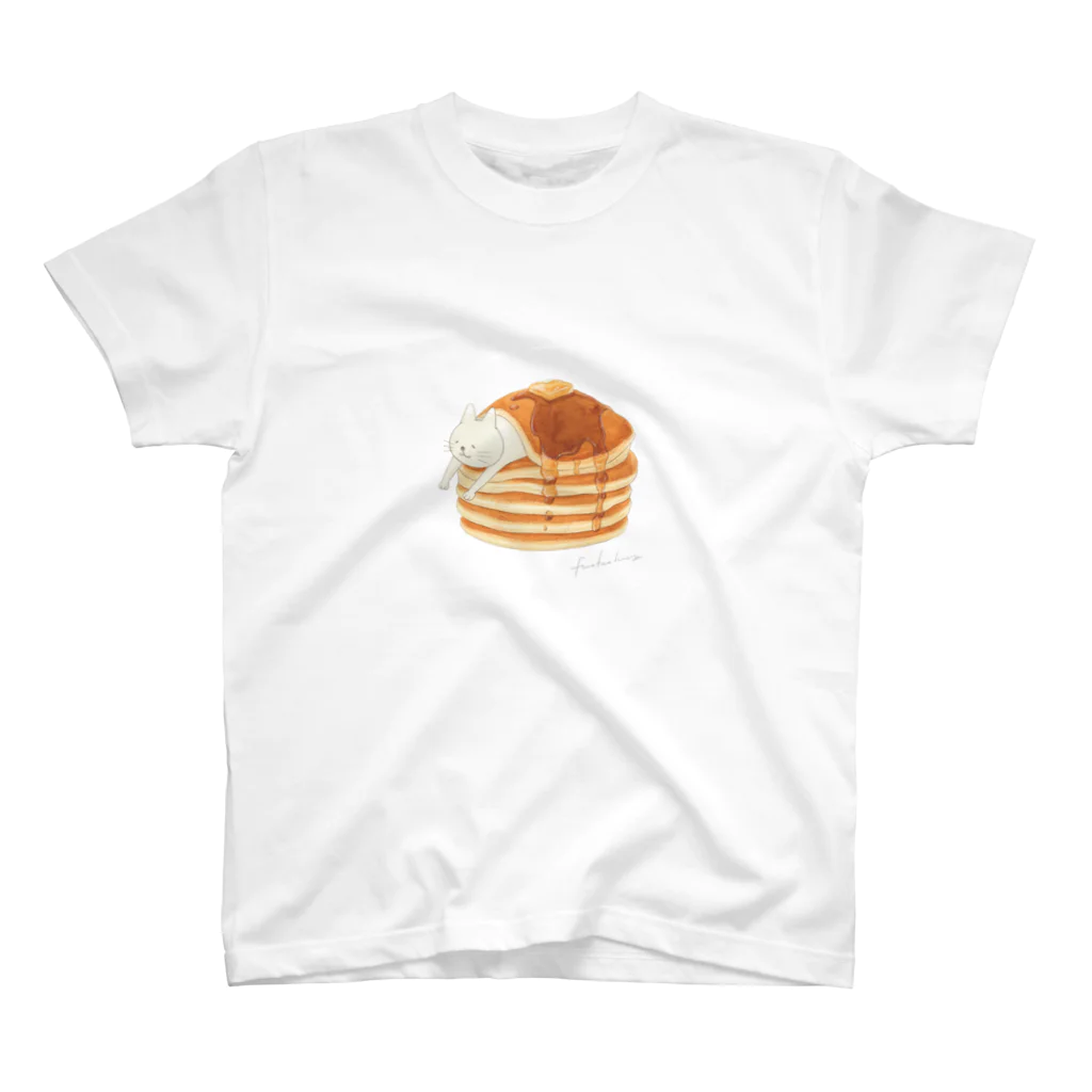 FWAFWA house+のネコぱんとパンケーキ 티셔츠