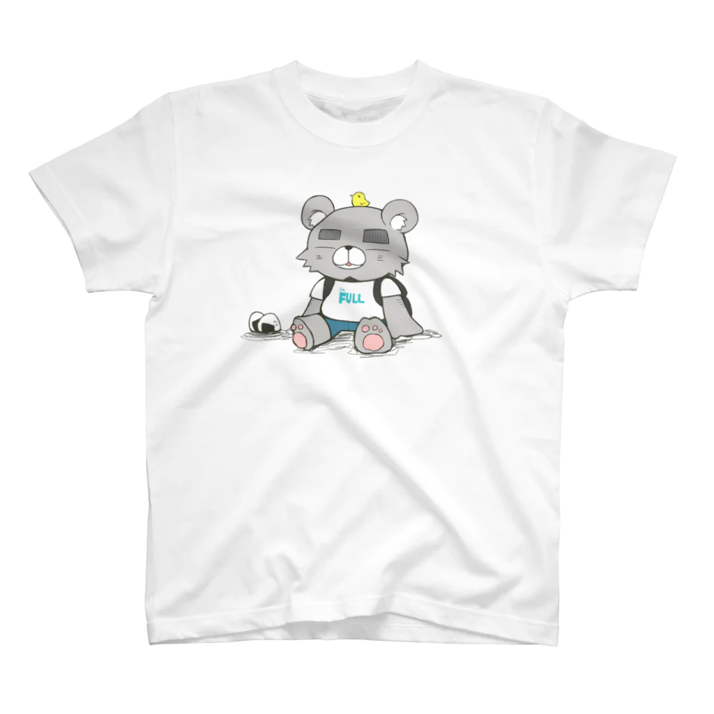のりまゆのおすわり(白クマ)  スタンダードTシャツ