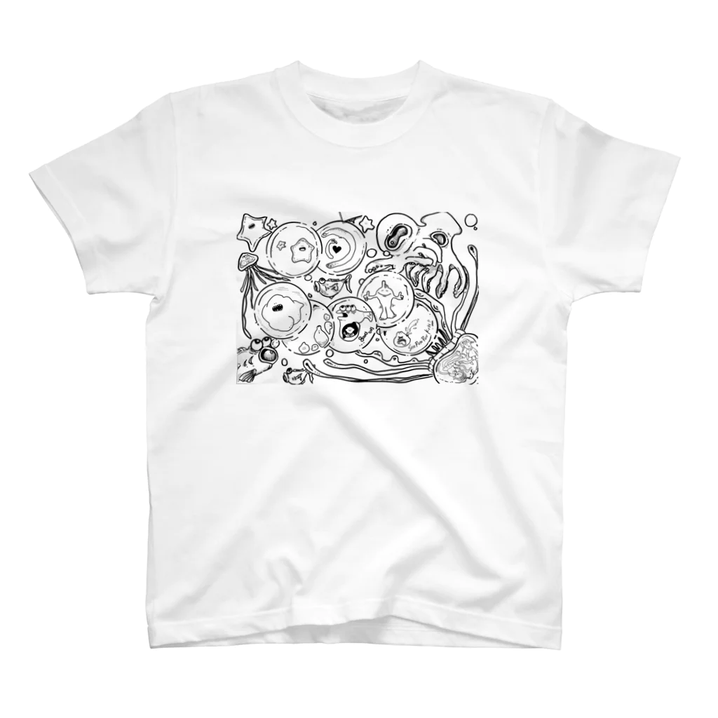 おさかな天国ちゃんの深海の生活 Regular Fit T-Shirt