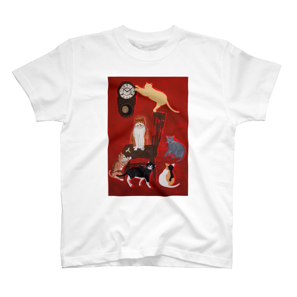 kisshiandbuの椅子と猫 Regular Fit T-Shirt