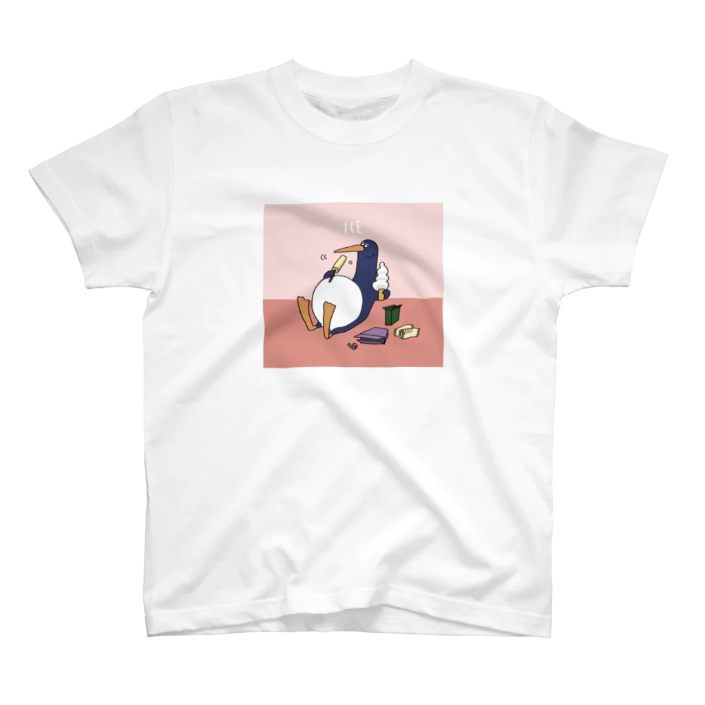 muraryのたらふくペンギン スタンダードTシャツ