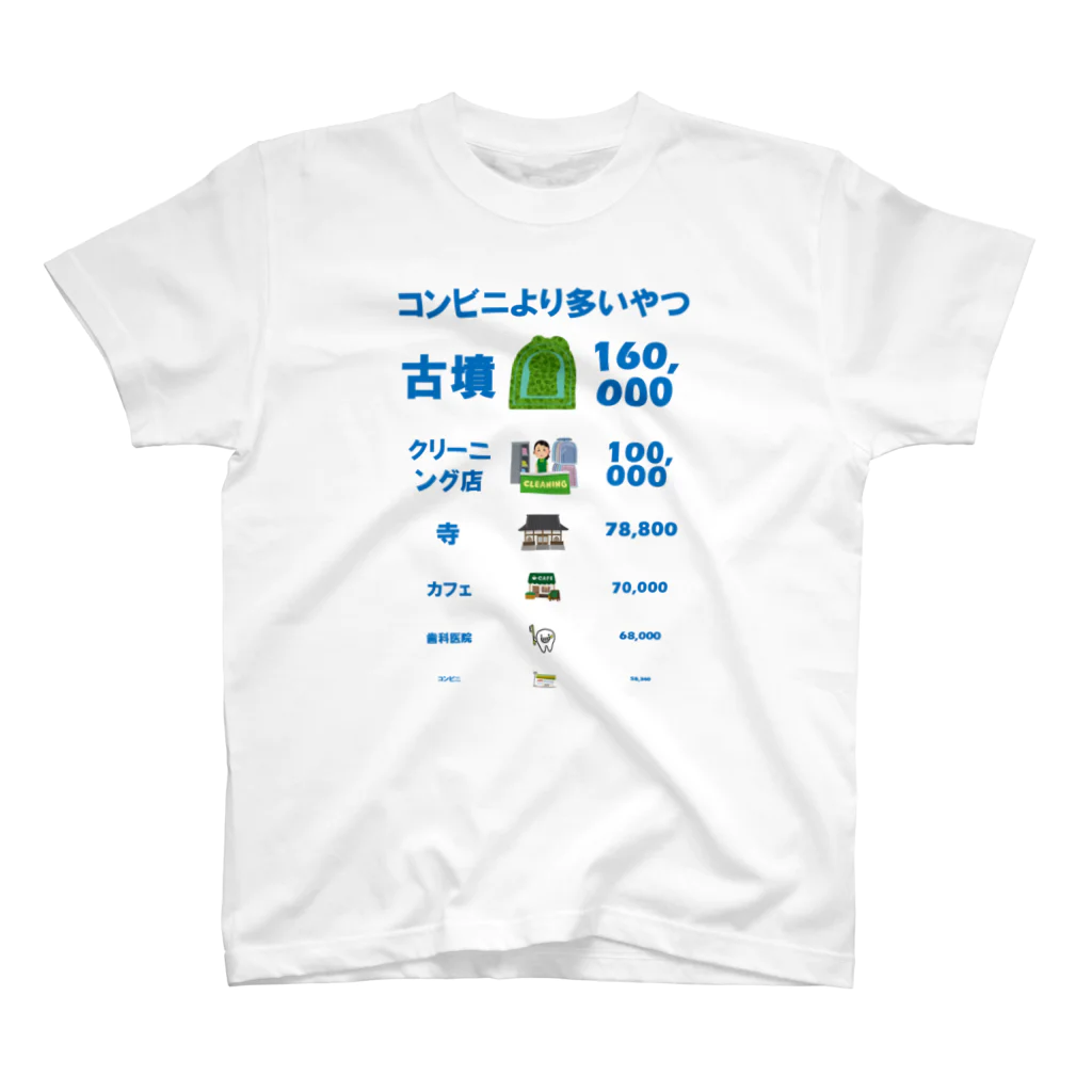 流行はやぶさの【○○なやつ】コンビニより多いやつ スタンダードTシャツ