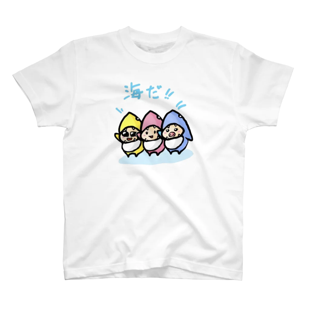 もこぷりん店のモコサメＴ2 スタンダードTシャツ