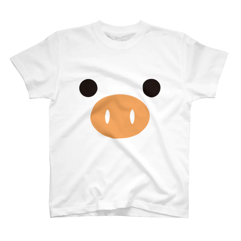 フォーヴァのピッグ－animal up－アニマルアップ－ スタンダードTシャツ