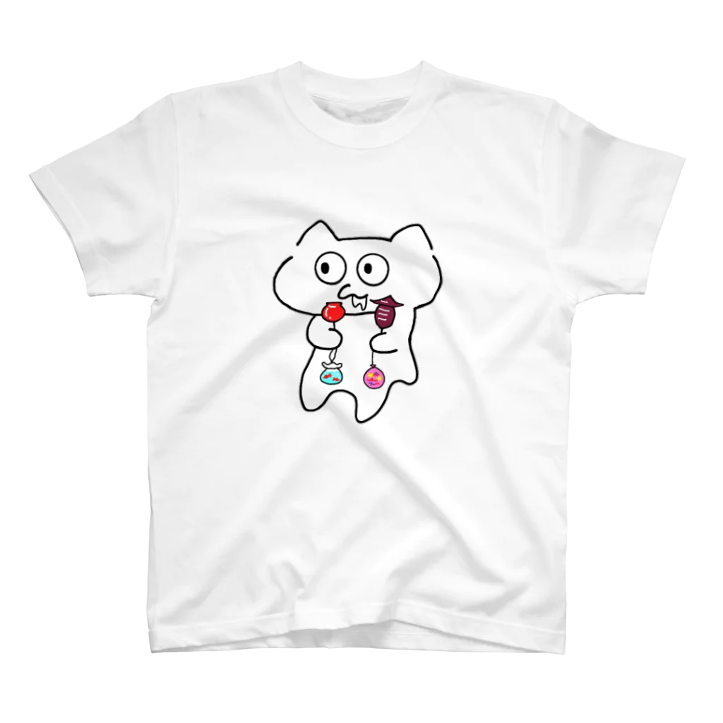 ennuのじゅるねこ夏祭り Regular Fit T-Shirt