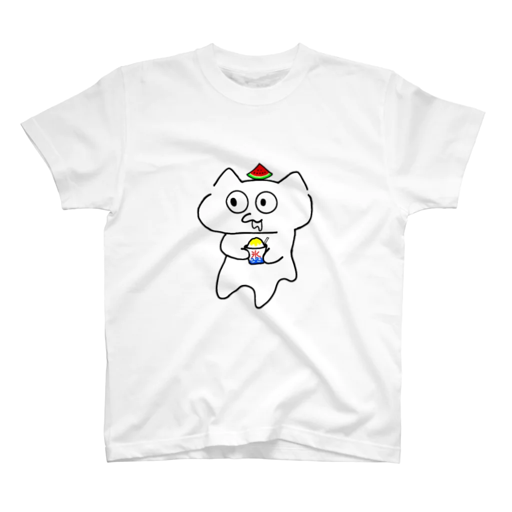 ennuのじゅるねこかき氷 Regular Fit T-Shirt