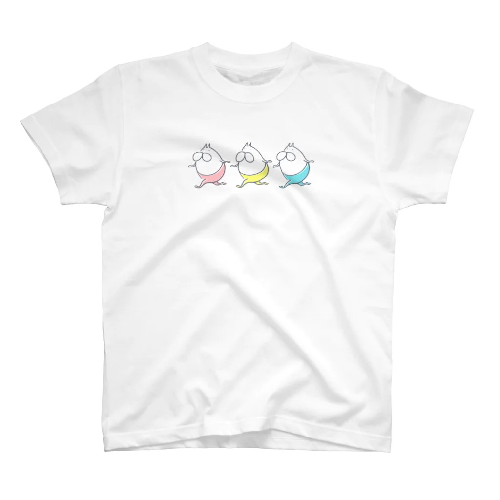 くらきち ONLINE SHOPのねこタイツ ランラン Regular Fit T-Shirt