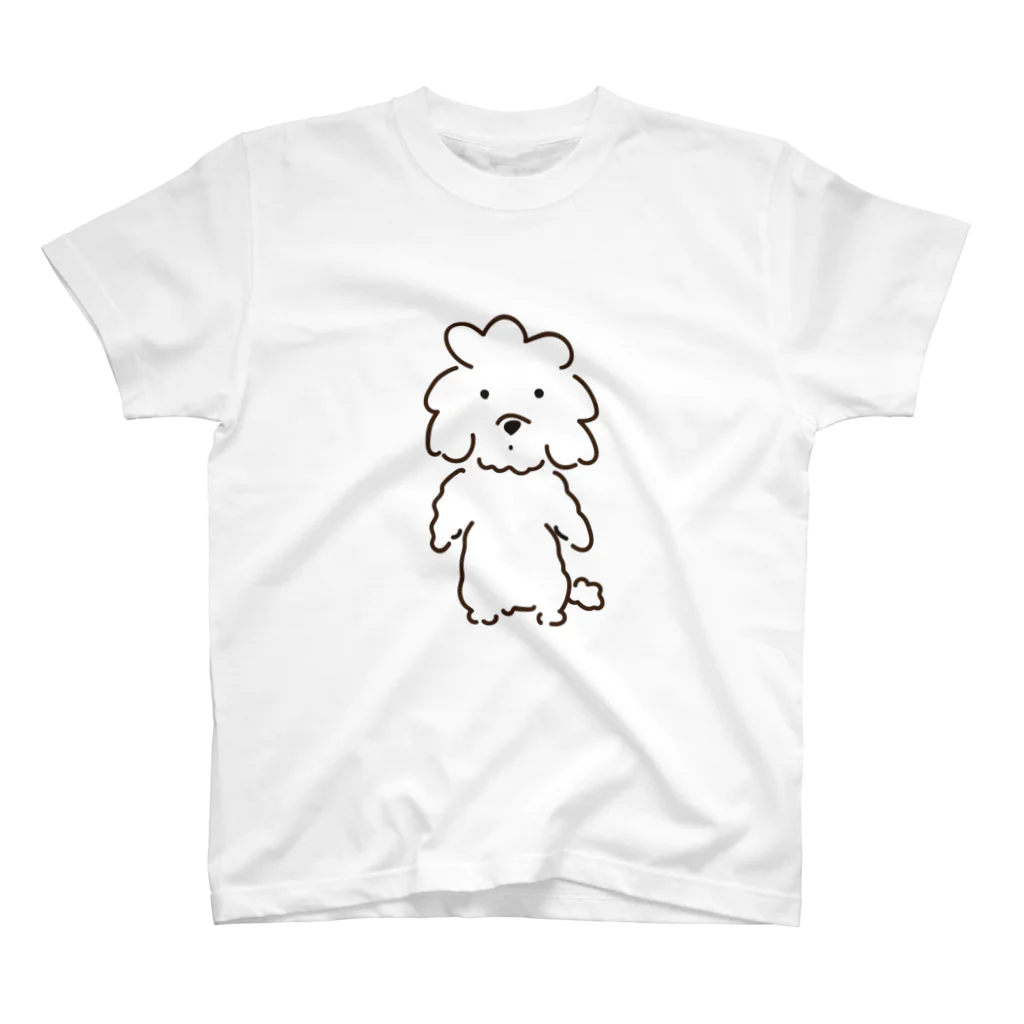 ぶぅちゃんのへたっぴなわんちゃん？ スタンダードTシャツ