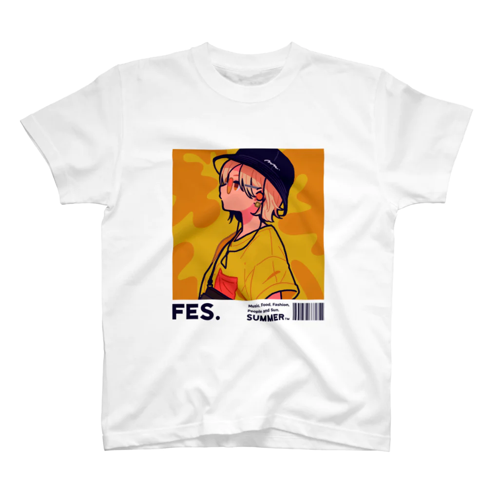 美好よしみのFES GIRL Regular Fit T-Shirt