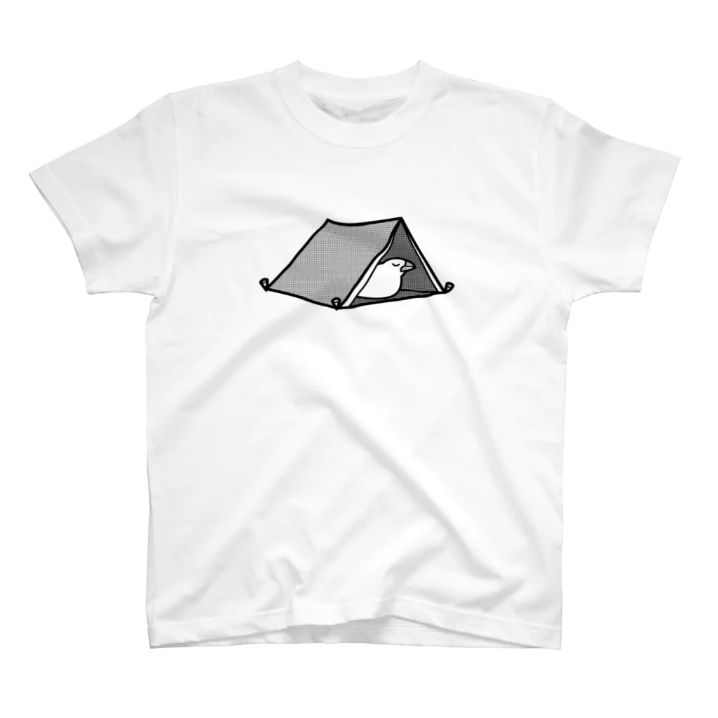 たかはらのキャンプ中の文鳥 Regular Fit T-Shirt