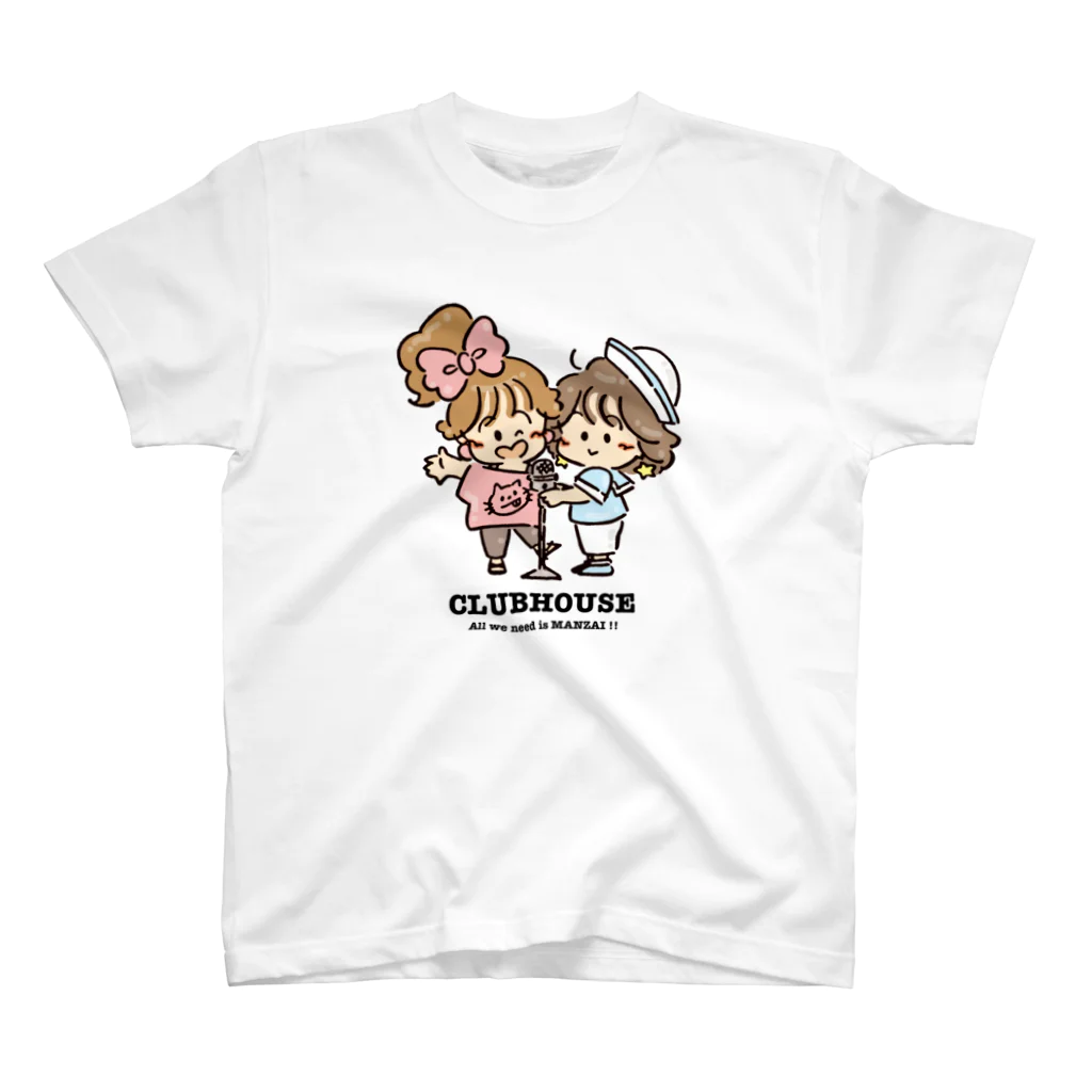 もも・ふらわ〜む〜んの漫才コンビ「CLUBHOUSE」 スタンダードTシャツ