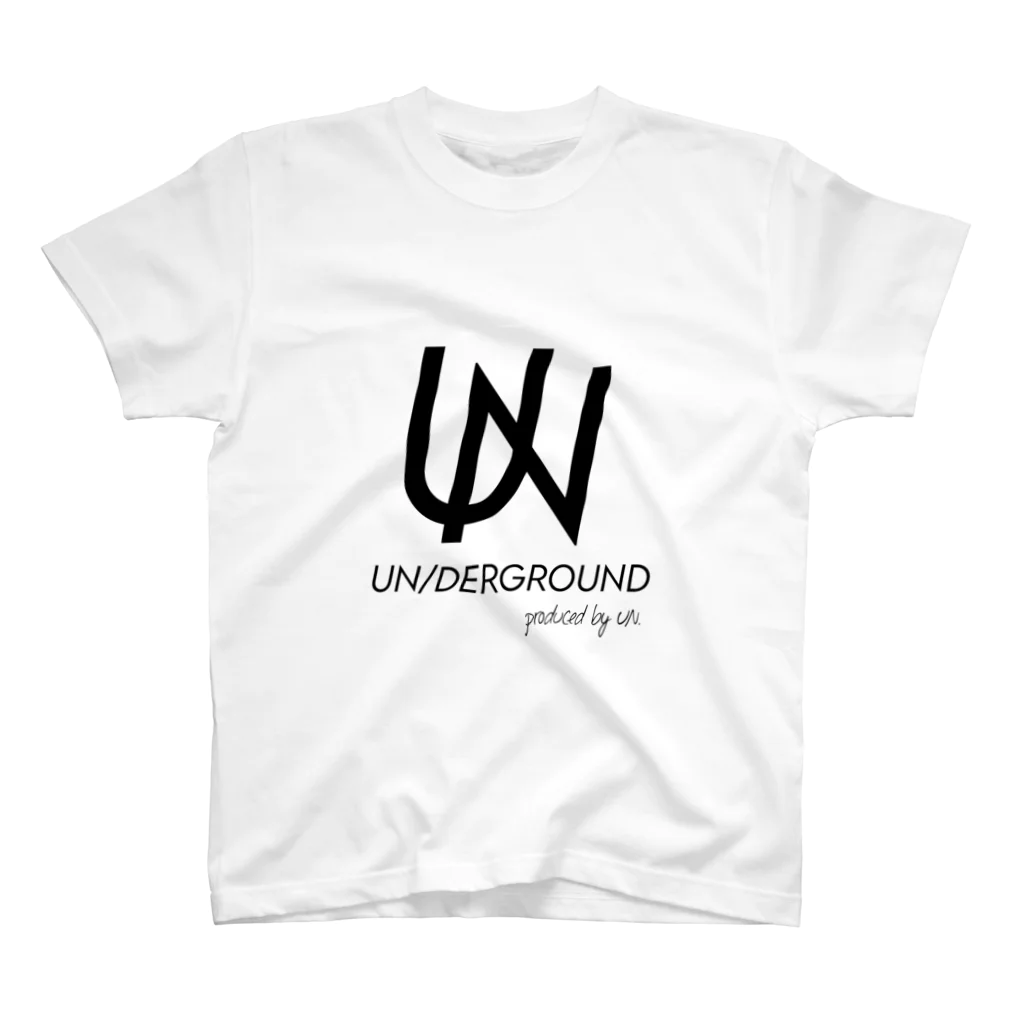 UN/DERGROUNDのUN/DERGROUND(black) スタンダードTシャツ