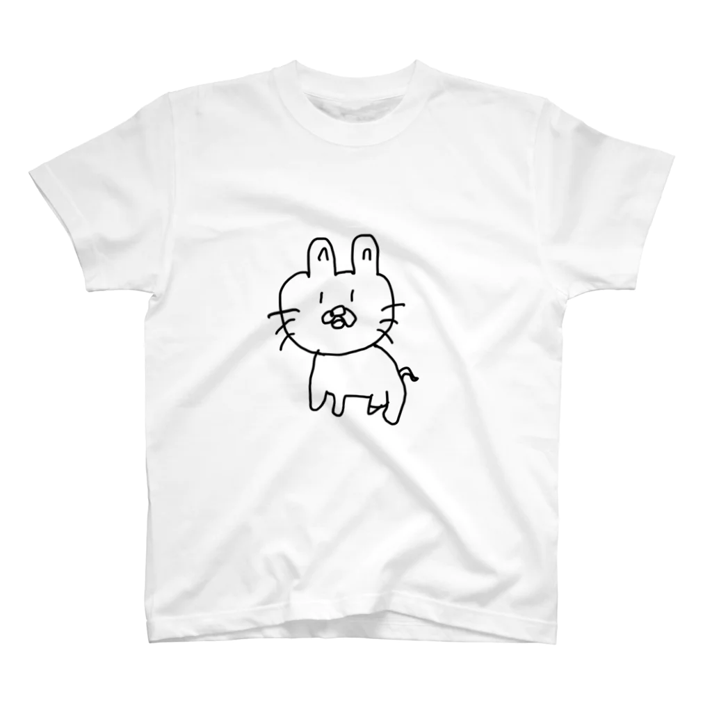 おおかみの店の猫犬ライオンくん スタンダードTシャツ