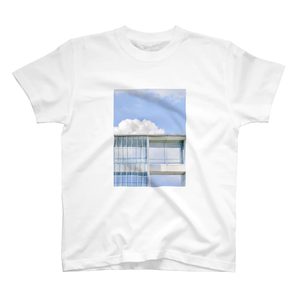 笹塚茶々丸のガラスと夏空 スタンダードTシャツ