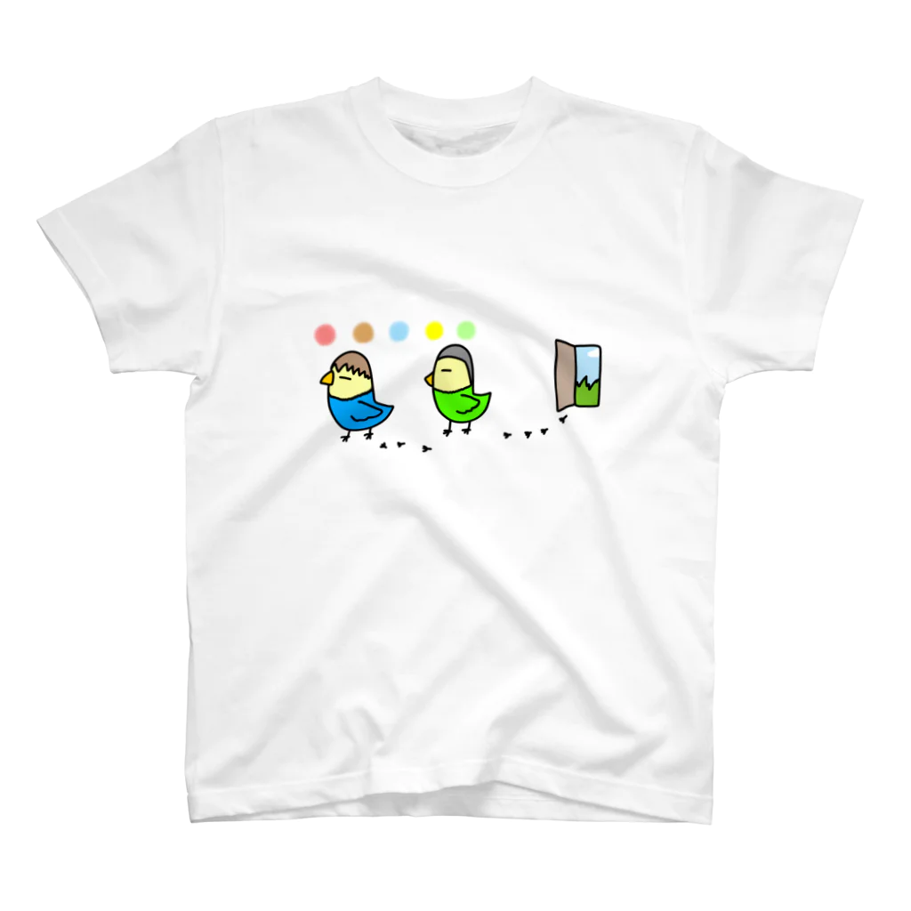 阿鳥誠のグッズ販売所のマコトリ、タカトリTシャツ Regular Fit T-Shirt