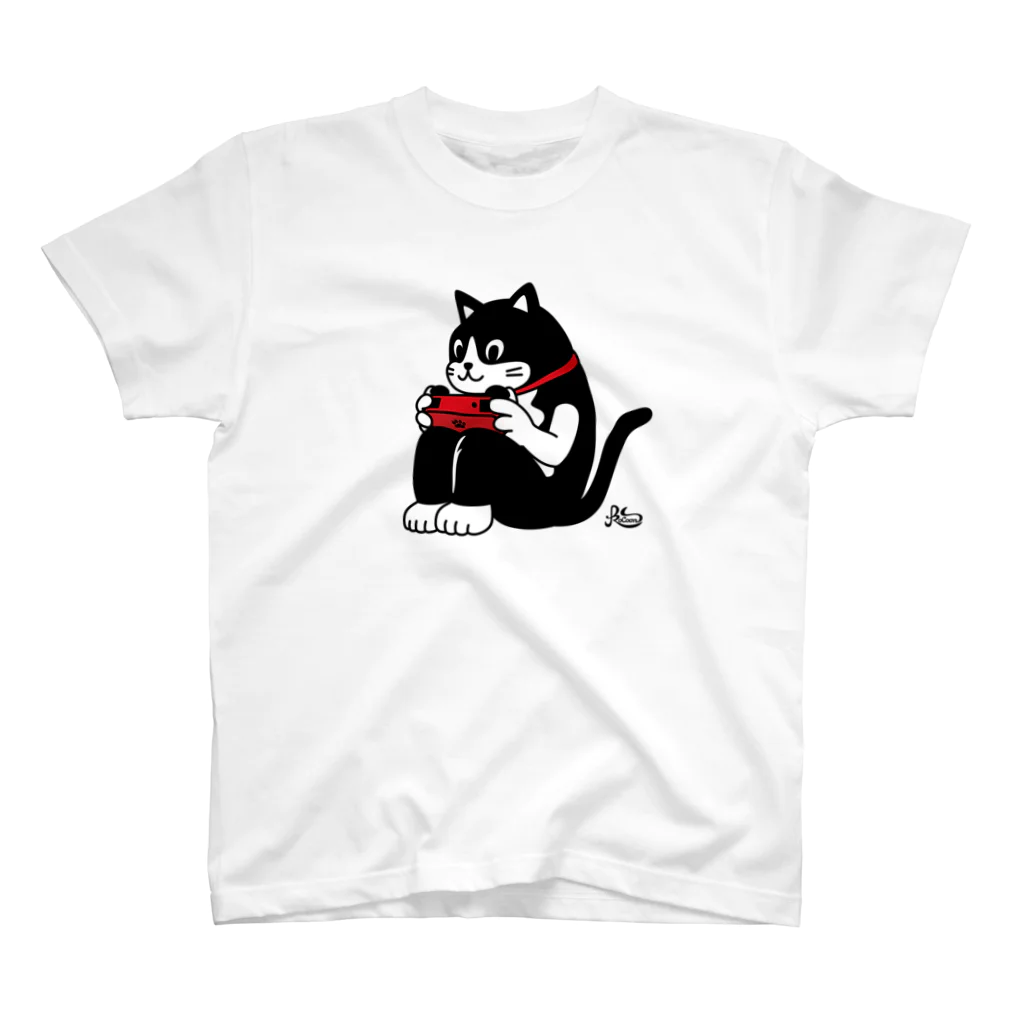 kocoon（コクーン）の猫背ゲーマー スタンダードTシャツ