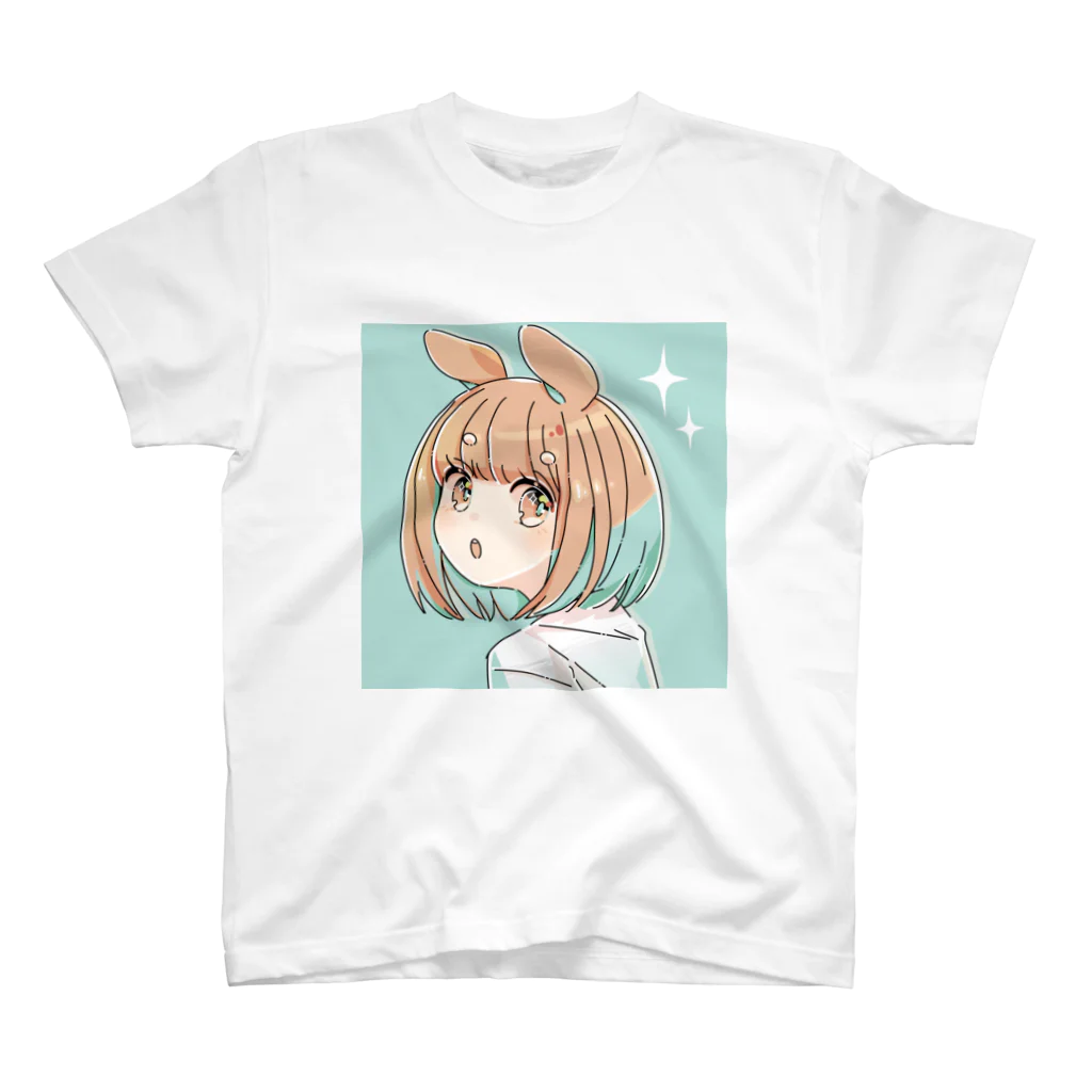 Rikoのうさぎのおんなのこ1 スタンダードTシャツ