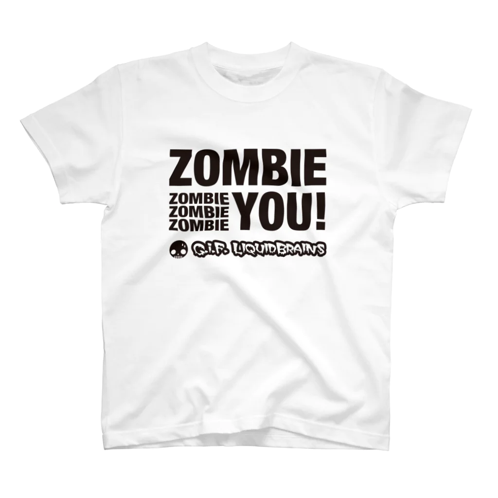 KohsukeのZombie You! (black print) スタンダードTシャツ