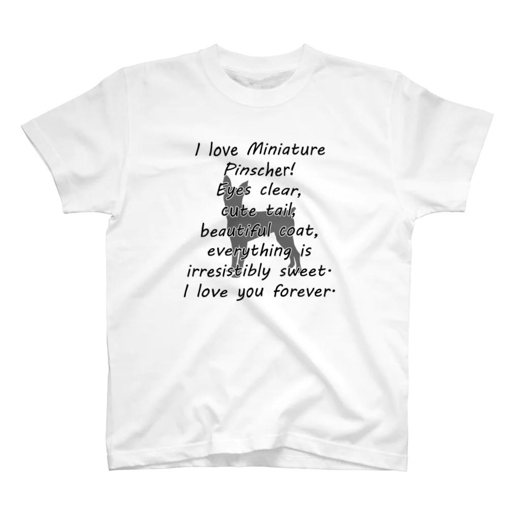 onehappinessのミニチュアピンシャー Regular Fit T-Shirt