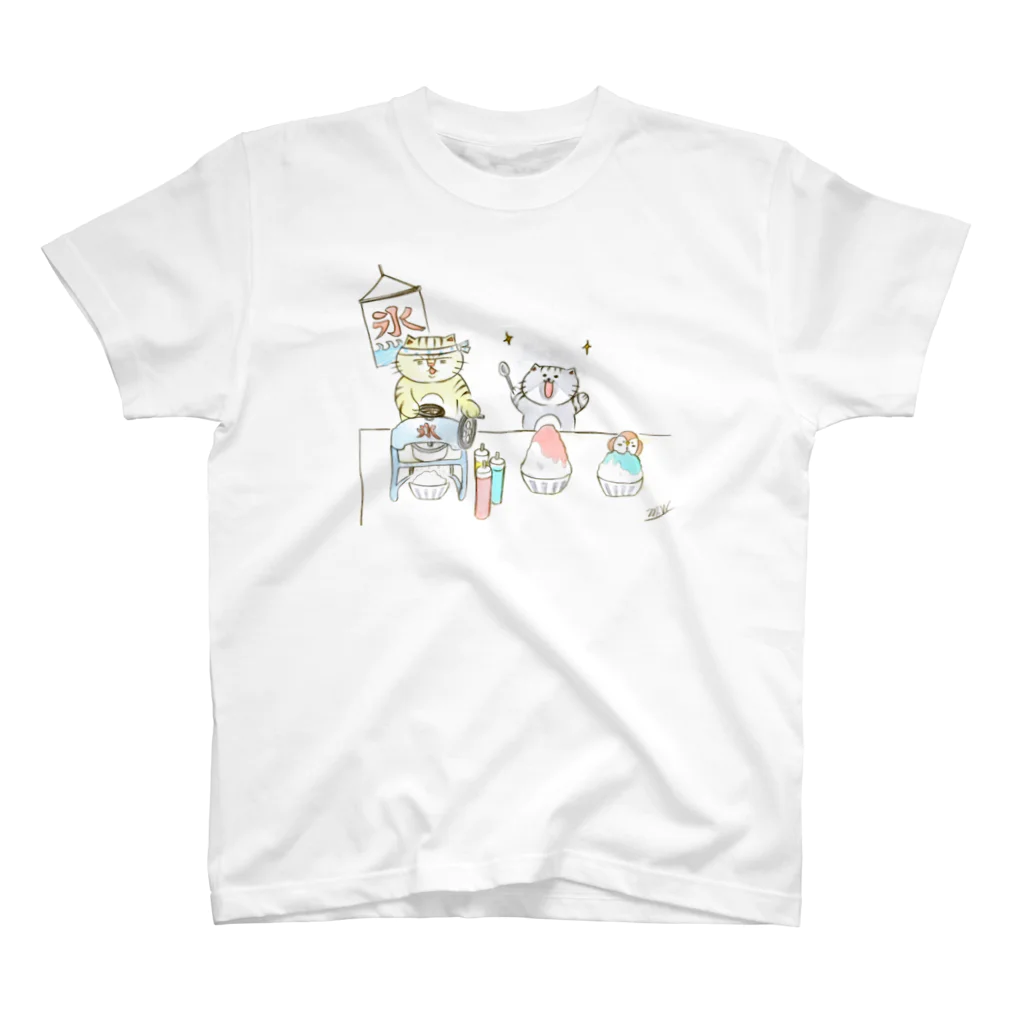 ぴーす☆のかき氷ミー君 スタンダードTシャツ