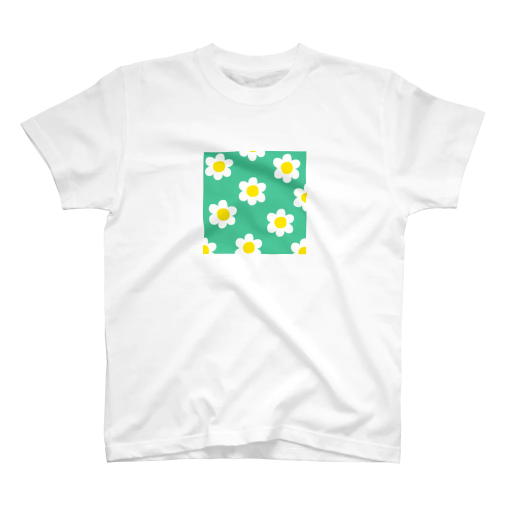 もちぱっちのお花(みどり) スタンダードTシャツ