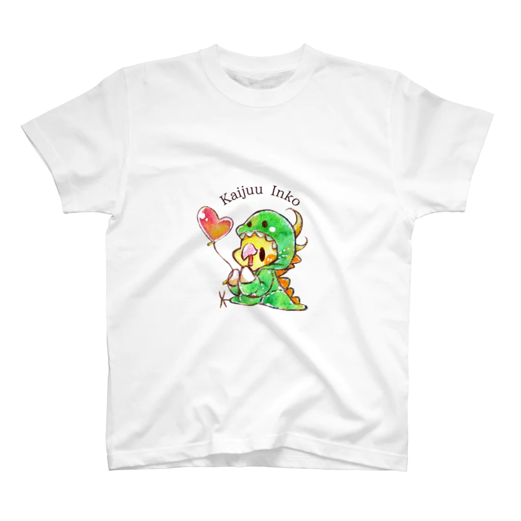 はなのすみれのかいじゅうインコちゃん Regular Fit T-Shirt