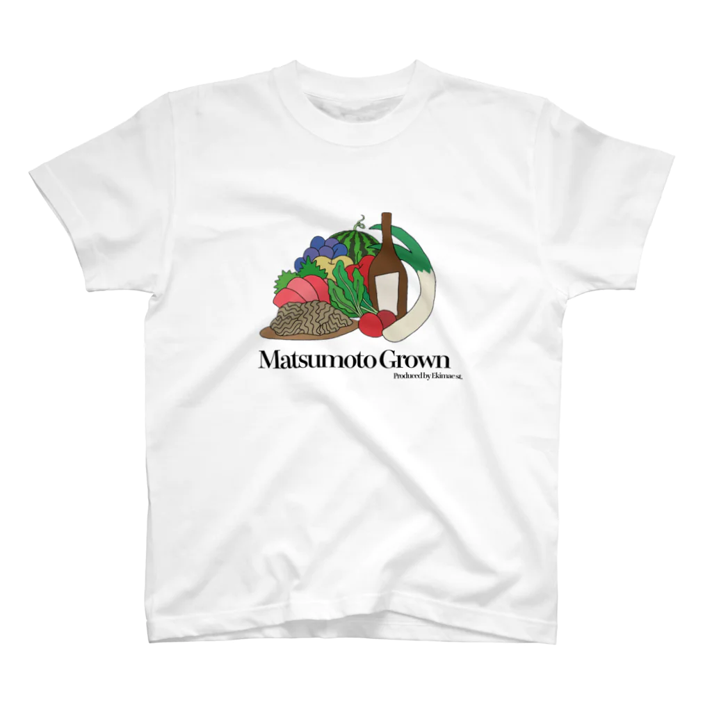 松本駅前通り商店街オンラインショップのMatsumoto Grown T-shirts スタンダードTシャツ