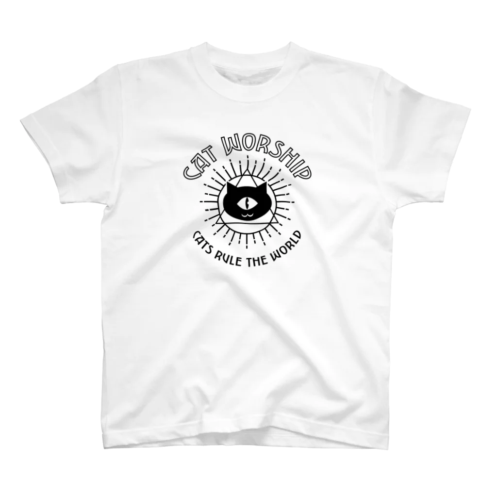 LONESOME TYPE ススのネコ崇拝△ スタンダードTシャツ